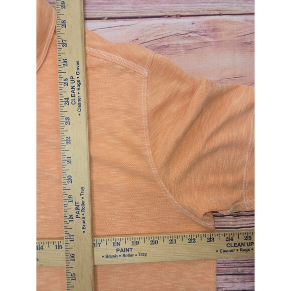 Tommy Bahama Mens Orange Polo Shirt Large Island Zone - Picture 7 of 7